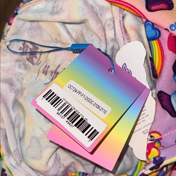 Posh Peanut x Lisa Frank Women’s Size 2XL Hoodie NWT Panda Painter Collaboration - Picture 8 of 16